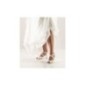 Paris - Chaussures de danse ouvertes en satin blanc pour l'intérieur - Nueva Epoca