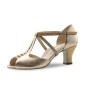 Holly60 - Chaussures de danse or et beige, semelle confort - Werner Kern