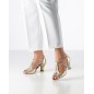 Holly60 - Chaussures de danse or et beige, semelle confort - Werner Kern