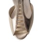 Holly60 - Chaussures de danse or et beige, semelle confort - Werner Kern
