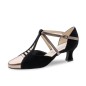 Pippa55 - Chaussures de danse ouvertes à l'avant en nubuck noir - Werner Kern Pippa55 - Chaussures de danse ouvertes à l'avant en nubuck noir - Werner Kern