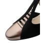 Pippa55 - Chaussures de danse ouvertes à l'avant en nubuck noir - Werner Kern Pippa55 - Chaussures de danse ouvertes à l'avant en nubuck noir - Werner Kern