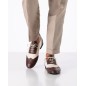 Carrara 28066 - Chaussure de danse ultra-souple brune et crème pour homme - Werner Kern