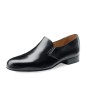 Lido 28016 - Chaussures de danse noires pour homme en cuir style mocassin - Werner Kern