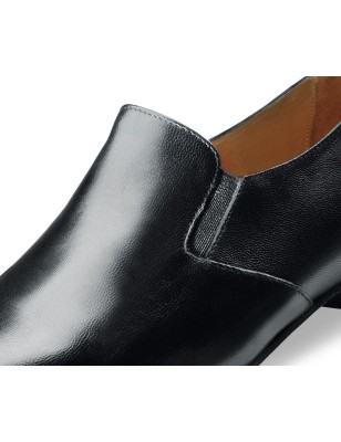 Lido 28016 - Chaussures de danse noires pour homme en cuir style mocassin - Werner Kern