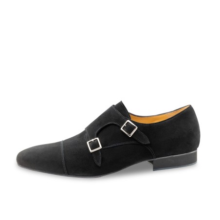 Anzio 28068 - Chaussures de danse en cuir noir tressé pour homme - Werner Kern