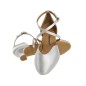 170-112-092-Y - Chaussure en satin blanc pour mariage talon de 4,2cm, VEGAN, semelle Variospin confort- Diamant