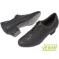 199-034-113-V - Chaussures de danse pour l'entrainement noires brillant, modèle VEGAN, semelle Variospin - Diamant