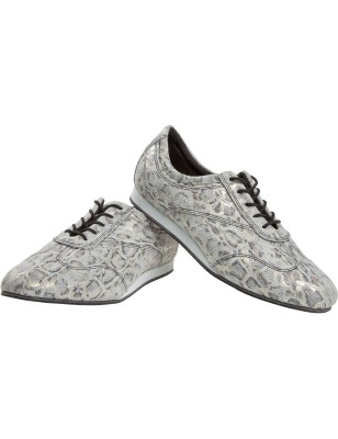 183-435-606-V - Chaussures de danse blanches pour femme talon de 1,2cm, semelle Variospin- Diamant