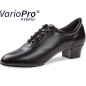 189-134-560 - Chaussures d'entrainement pour danse fermées  en cuir noir talon de 3,7cm Semelle  Variopro - Diamant
