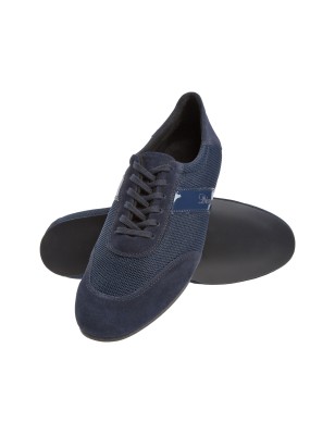 192-425-582-V - Baskets sneakers de danse bleues avec semelle VarioSpin talon de 1,5cm- Diamant