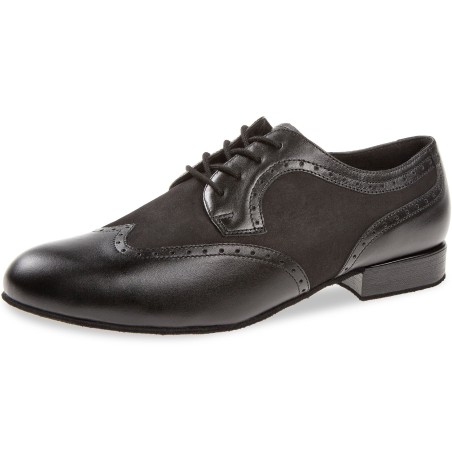 089-026-145 - Chaussures de danse pieds extra larges en cuir et nubuck, talons 2cm - Diamant