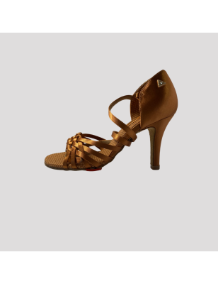 RD2243 Louise - chaussures danse latine grip rouge talon 9cm - Real Dance