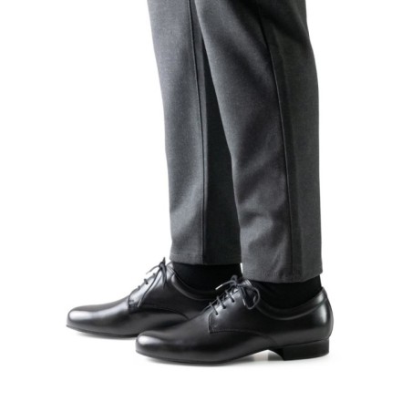 Lucca 28048 - Chaussures de danse homme à la forme classique en cuir noir - Werner Kern