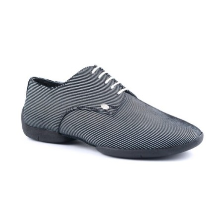 PD018 sneaker sole - Chaussures en cuir suède à rayures  semelle extérieure - Portdance