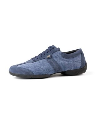 PD Pietro Street - Sneakers de couleur bleu en cuir - Portdance