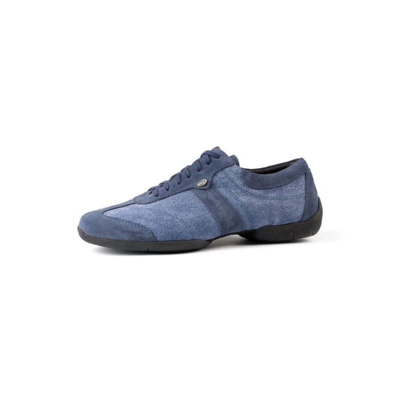 PD Pietro Street - Sneakers de couleur bleu en cuir - Portdance