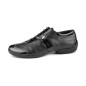 PD Pietro Street - Sneakers de couleur en cuir noir et vernis - Portdance