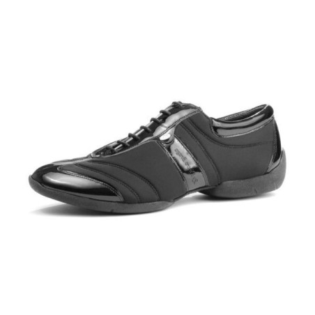 PD Pietro Braga - Sneakers cuir verni et néoprène sneaker sole - Portdance