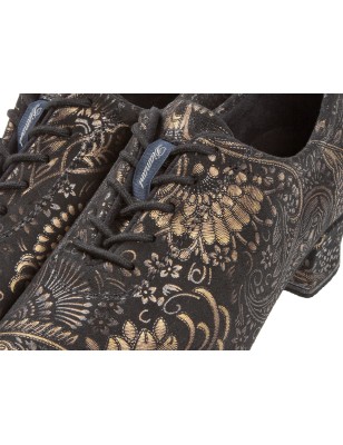 199-034-623 - Chaussure d'entrainement pour femme talon 3,7 cm motif doré - Diamant