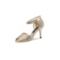 Gloria - Chaussures de danse dorées / argentées et talons haut - Nueva Epoca Gloria - Chaussures de danse dorées / argentées et talons haut - Nueva Epoca
