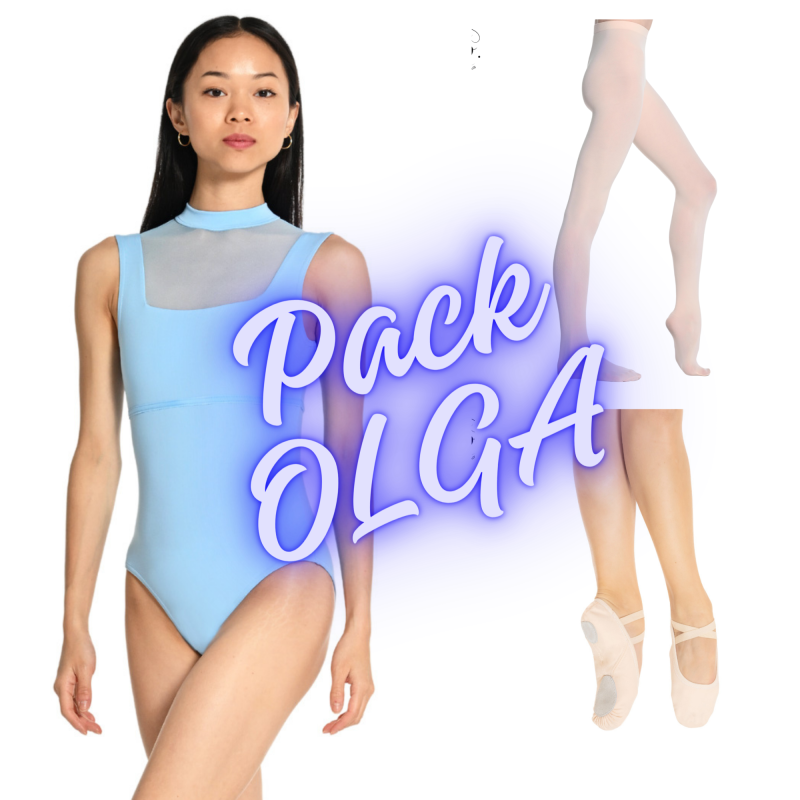 Pack de danse OLGA (justau + collants + chaussons) - Dansez vous