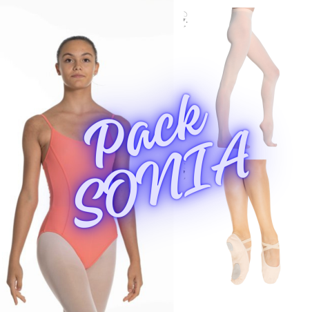 Pack de danse SONIA (justau + collants + chaussons) - Artiligne